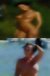 Naked girls getting massages